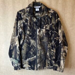 Columbia Youth XL (14/16) Camouflage Fleece Zip‎ Up Jacket